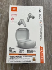 JBL Live Pro 2 TWS Earbuds – Silver – New / Factory Sealed – Free Shipping