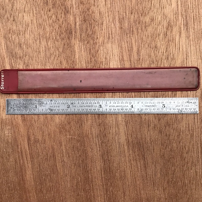 Vintage Starrett No 338, 6” Flexible Ruler, made in USA