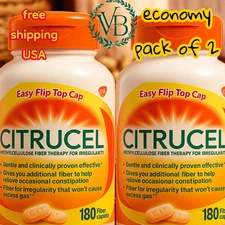Citrucel Fiber Supplement Relief Occasional Constipation 360 Caplets PACK OF 2