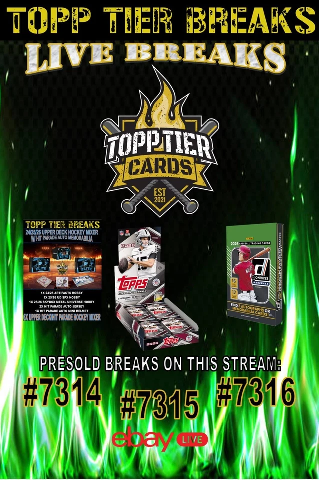 TUESDAY NIGHT BREAKS W/NICK-TOPPS FOOTBALL, PROSPECT EDITION, & UD/HP MIXER