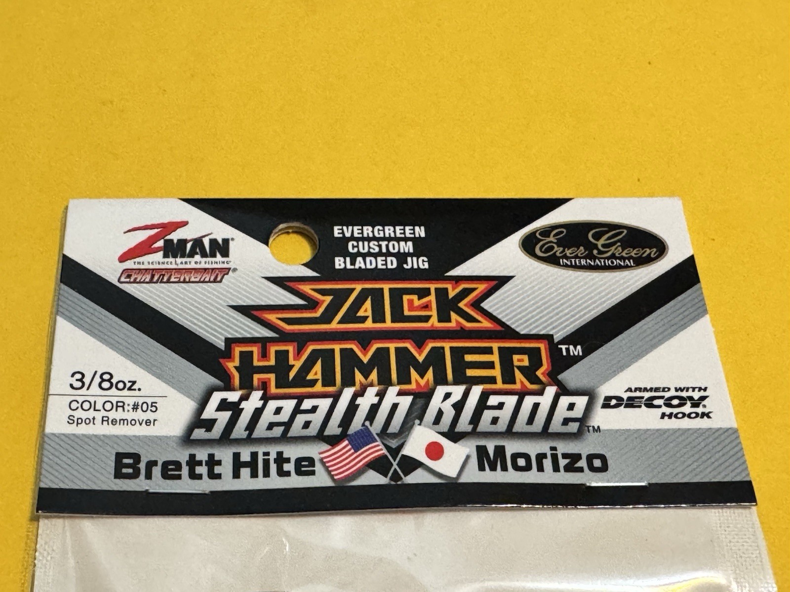 Z-man Stealth Blade Jackhammer Chatterbait 3/8oz Spot Remover - Image 2