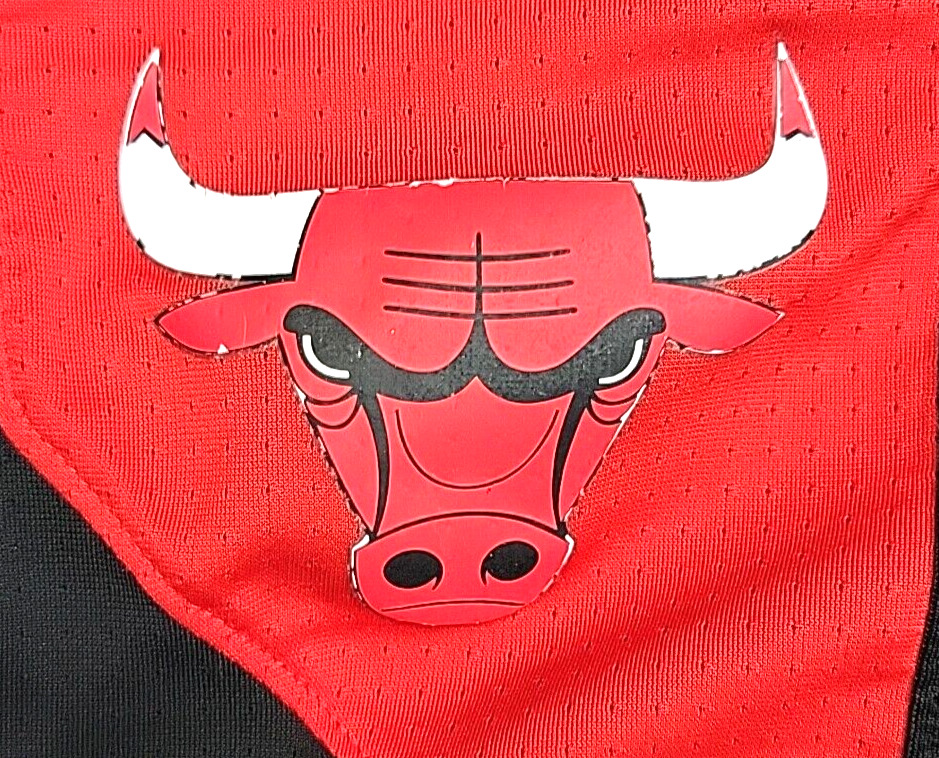 Nike Dri Fit NBA Chicago Bulls Black Red Basketba… - image 7