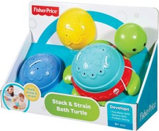 Fisher-Price Stack  Strain Bath Turtle