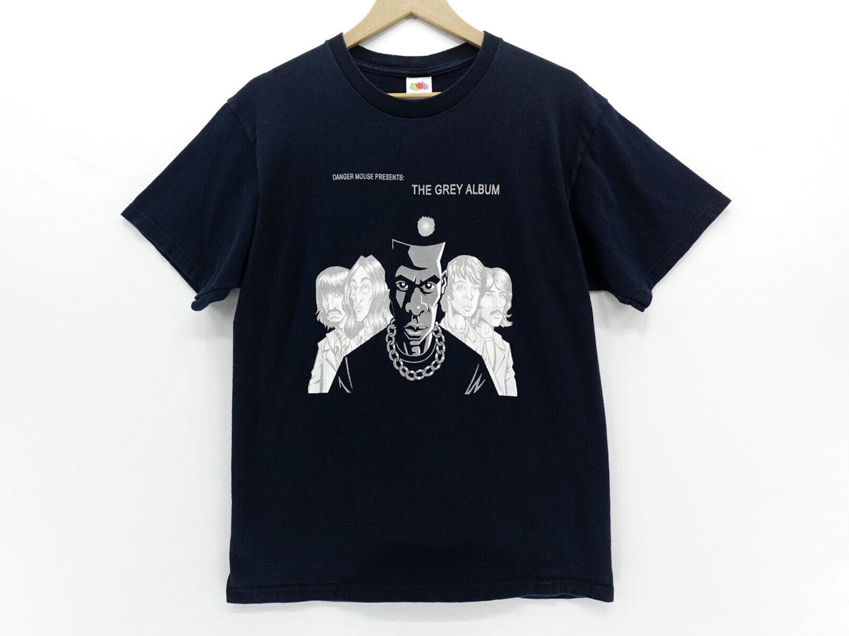 Fruit Loom Men's T Shirt The Grey Album Jay Z Beatles Danger