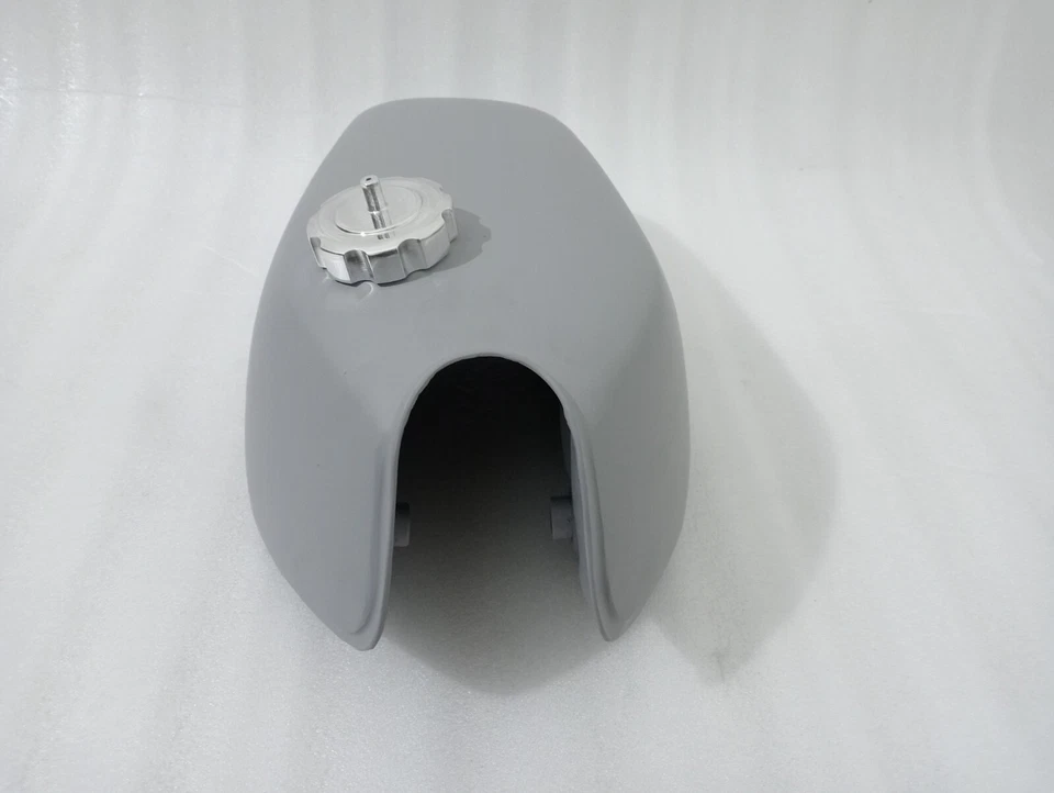 Yamaha DT175 DT 175 1977-78 Acero Imprimación Recubierto Combustible Gasolina Tanque Con Tapa Foto 4 de 4