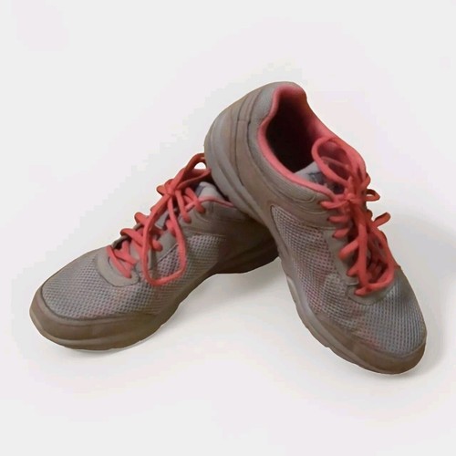 Abeo Lite Sneakers Shoes Womens 8.5 Gray Pink Walking Running Athletic