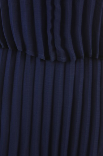 Bar Iii neu Schottenmuster blau Plissee Popover Kleid XXS $ 69,5 - Bild 3 von 3