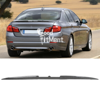 Für 5er F10 F07 Sport Heckspoiler Lippe Spoiler Einstellbar Kohlefaser Schwarz