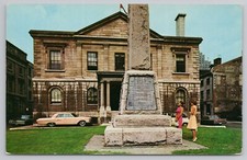 Place Royale in Montreal Quebec Canada c1960s Automobiles & Dresses Postcard