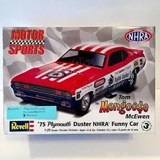 Revell 1:25 Scale Mongoose McEwen '75 Plymouth Duster Funny Car Model Kit c2010