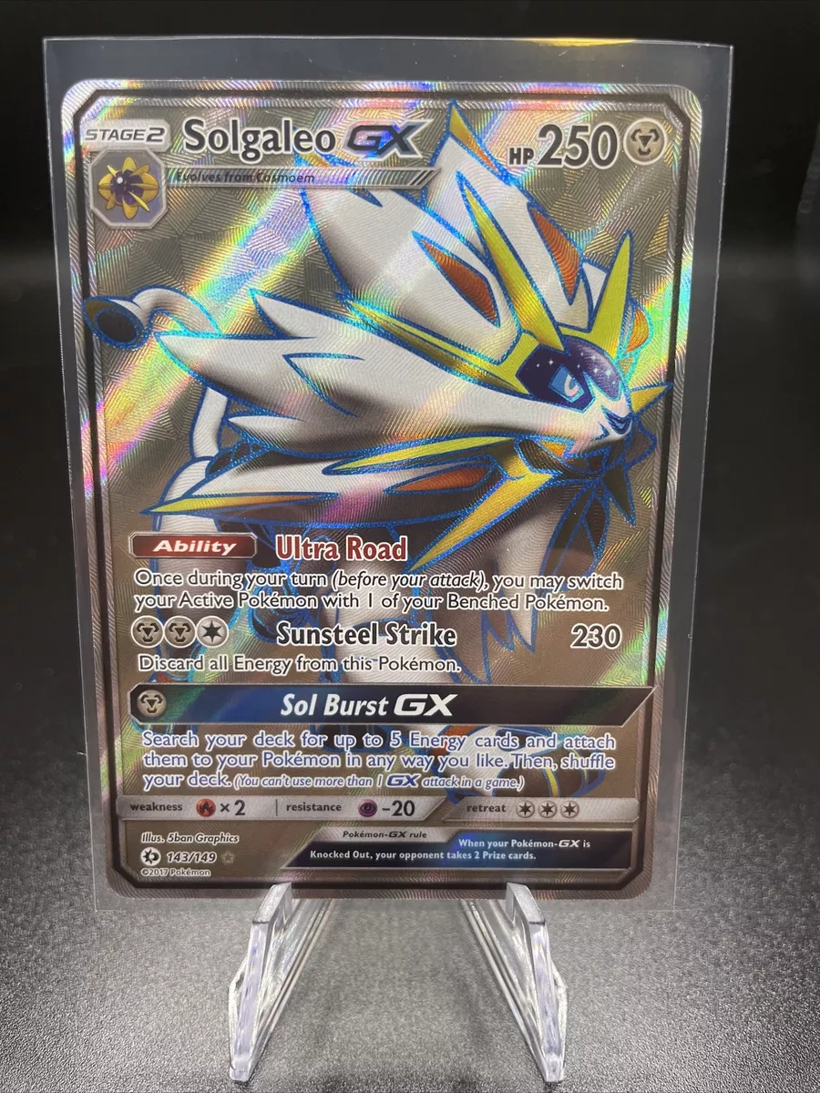 Solgaleo GX - Sun & Moon Pokémon card 143/149