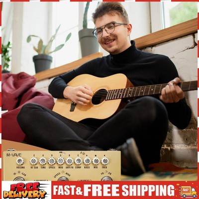 IR Loading 9 AMP Models Reverb Delay Multi Effects Pedals for Acoustic Guitars S