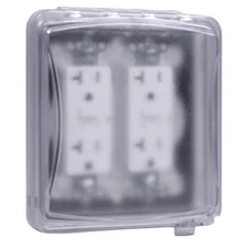 Electrical Box In-Use Cover Protector 2-Gang Outdoor Outlet Superb