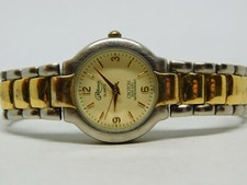 Reliance by Croton Two Tone Quartz Analog Women's Watch Sz. 6 3/4"