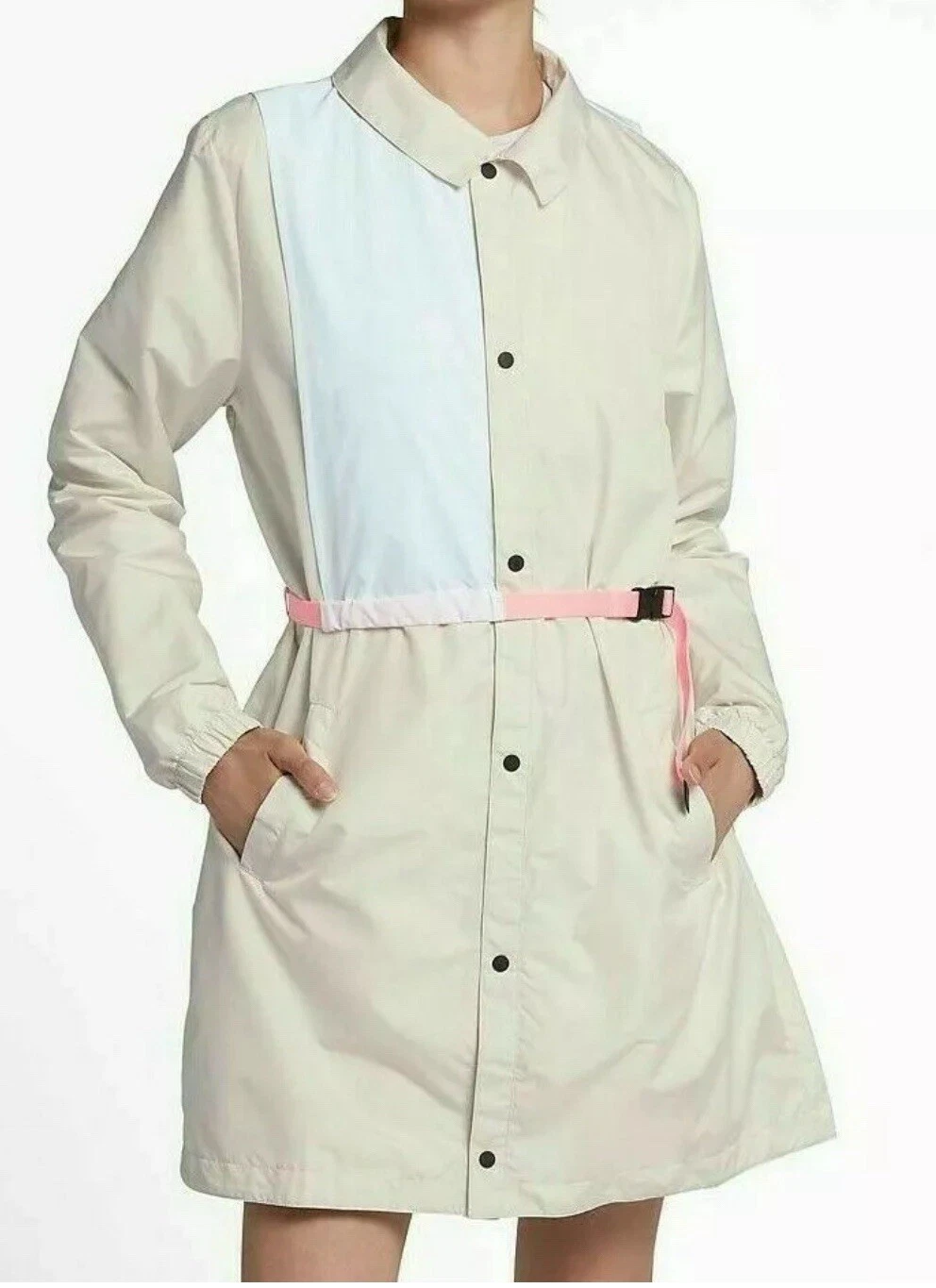 COACH NikeLab Collection Donna Vestito Giacca Soprabito Giacca Nike Gilet TAGLIA XS