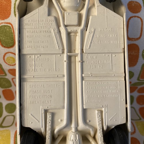 Vintage 1962 Ford Thunderbird 390 V-8 Special Promo Dealer Car Toy - Picture 6 of 9