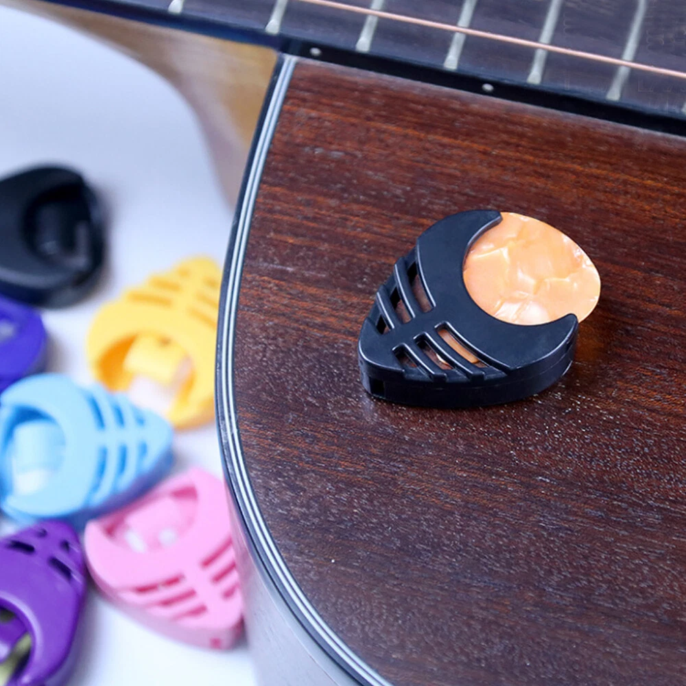 10 Pcs Guitar Picks & Guitar Pick Holder Set for Acoustic Guitar