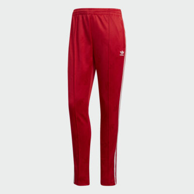 adidas Originals Superstar Track Pants Size 6 Scarlet RRP �50 ED7462 | eBay