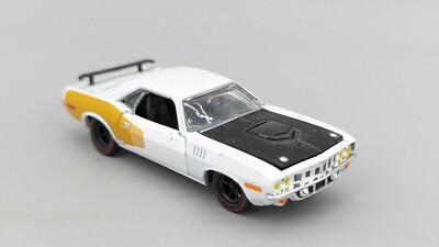 M2 Machines 2022 Model Kits Release 48 White 1971 Plymouth Cuda Hemi 1/64 Car