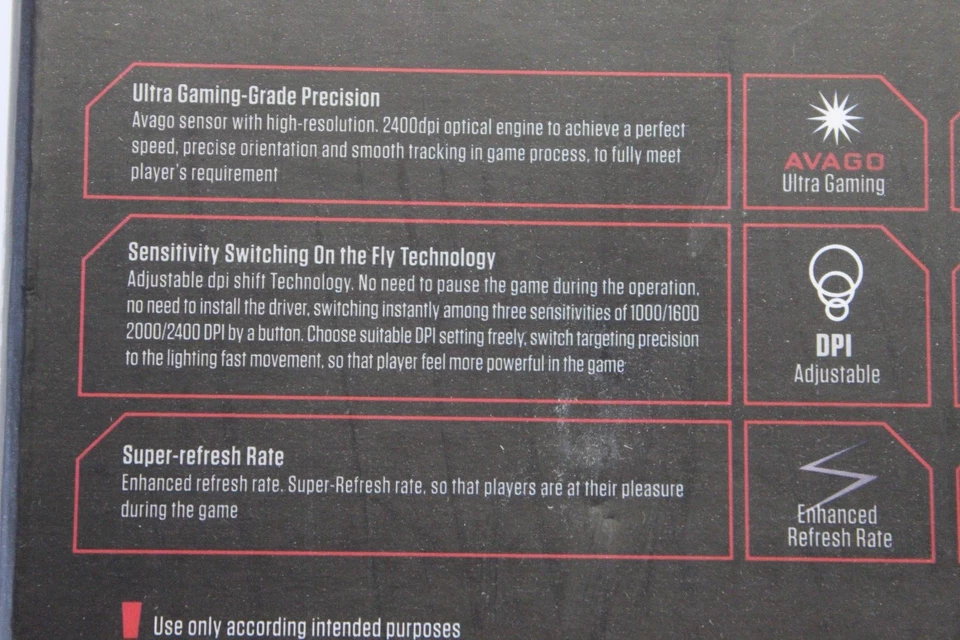 Frisby Gaming Mouse GMX5 FM-G420K Button Adjustable DPI 1000-2400 - Image 3 of 4