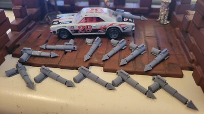 Harpoons 12 items 3d printed For 1/64 scale cars. Car not for sale