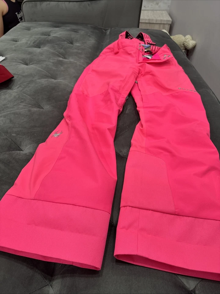 Pantalones/babero Spyder Valor GORE-TEX - Niñas - Talla:16 Foto 3 de 4