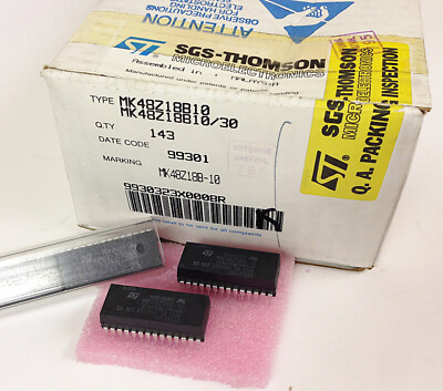 1 piece  MK48Z18B10 ZEROPOWER  SRAM (8K x 8)  100ns  = M48Z18-100PC1 DS1225Y