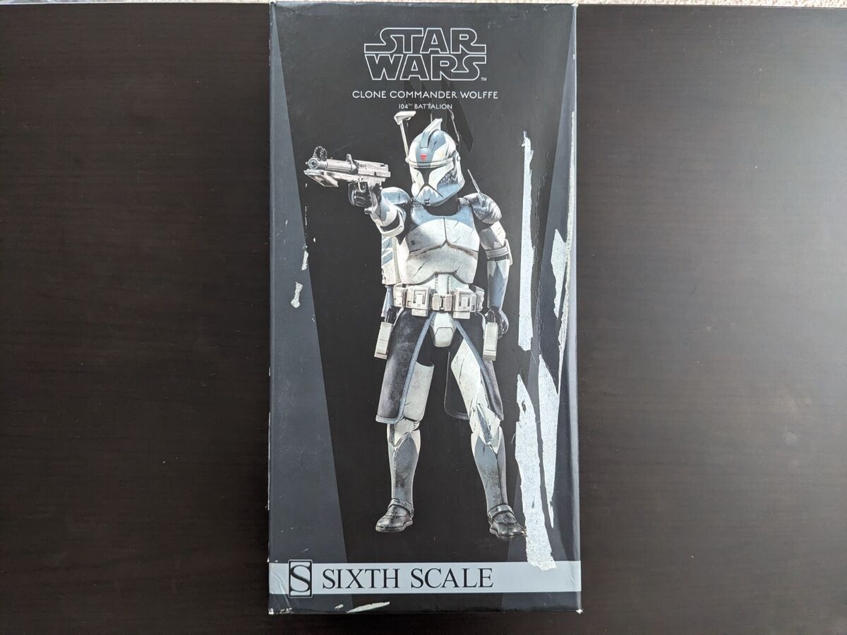 Sideshow 1/6 Clone Commander Wolffe 104th Battalion Star Sideshow 1/6 Clone Commander Wolffe 104th Battalion Star