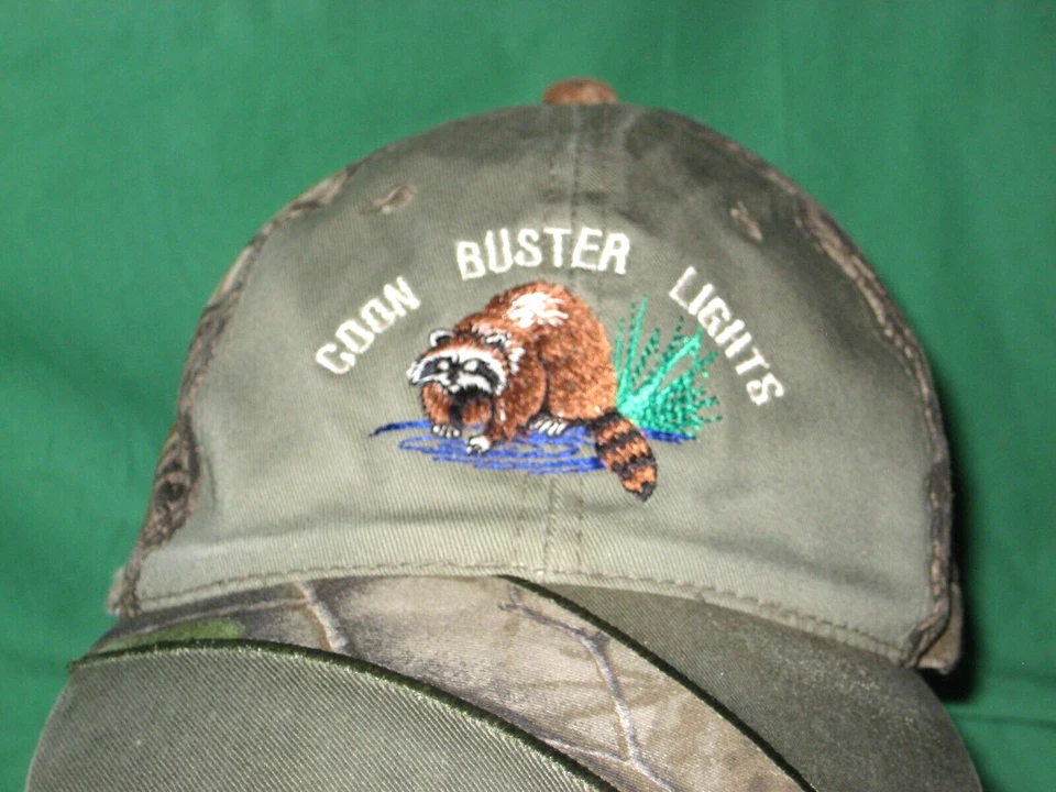 #3303C - COON BUSTER LIGHTS  BALL CAP, HAT  - RACOON HUNTERS - NIGHT HUNTERS - Image 3 of 4