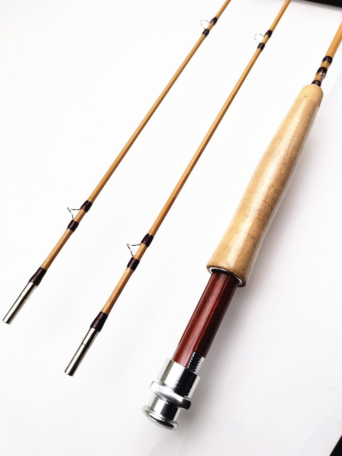 ZHUSRODS Bamboo Fly Rods 6' 0 2wt/2 section / 2 Tips/Fishing Rods
