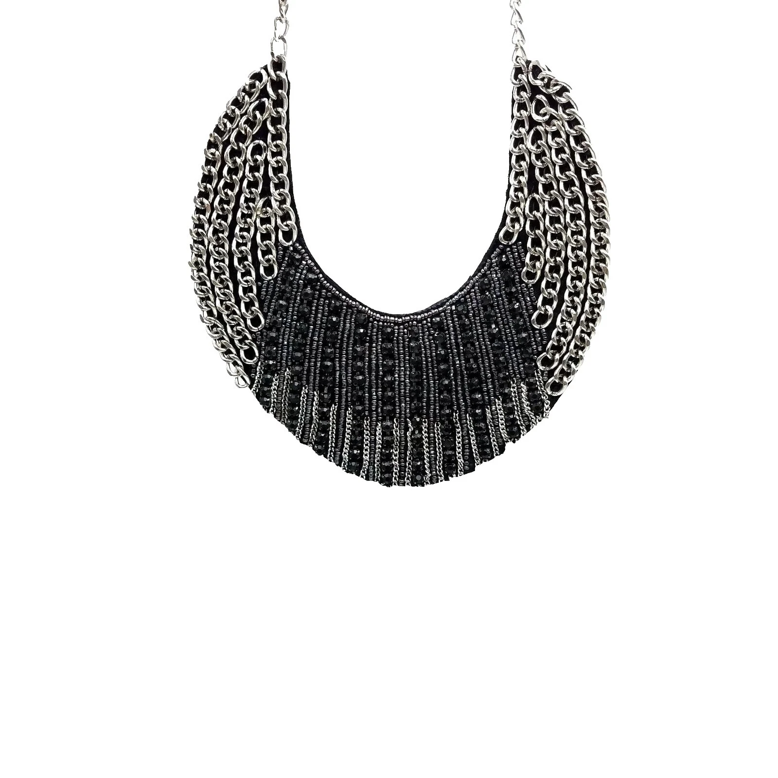 Collares y colgantes De moda de cuero con flecos