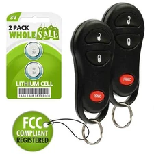 2 For 2002 2003 2004 2005 Dodge Ram 1500 2500 3500 Keyless Car Remote Key Fob