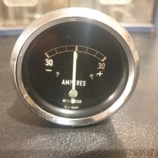 Vintage Motometer  30 -0 -30 ammeter .
