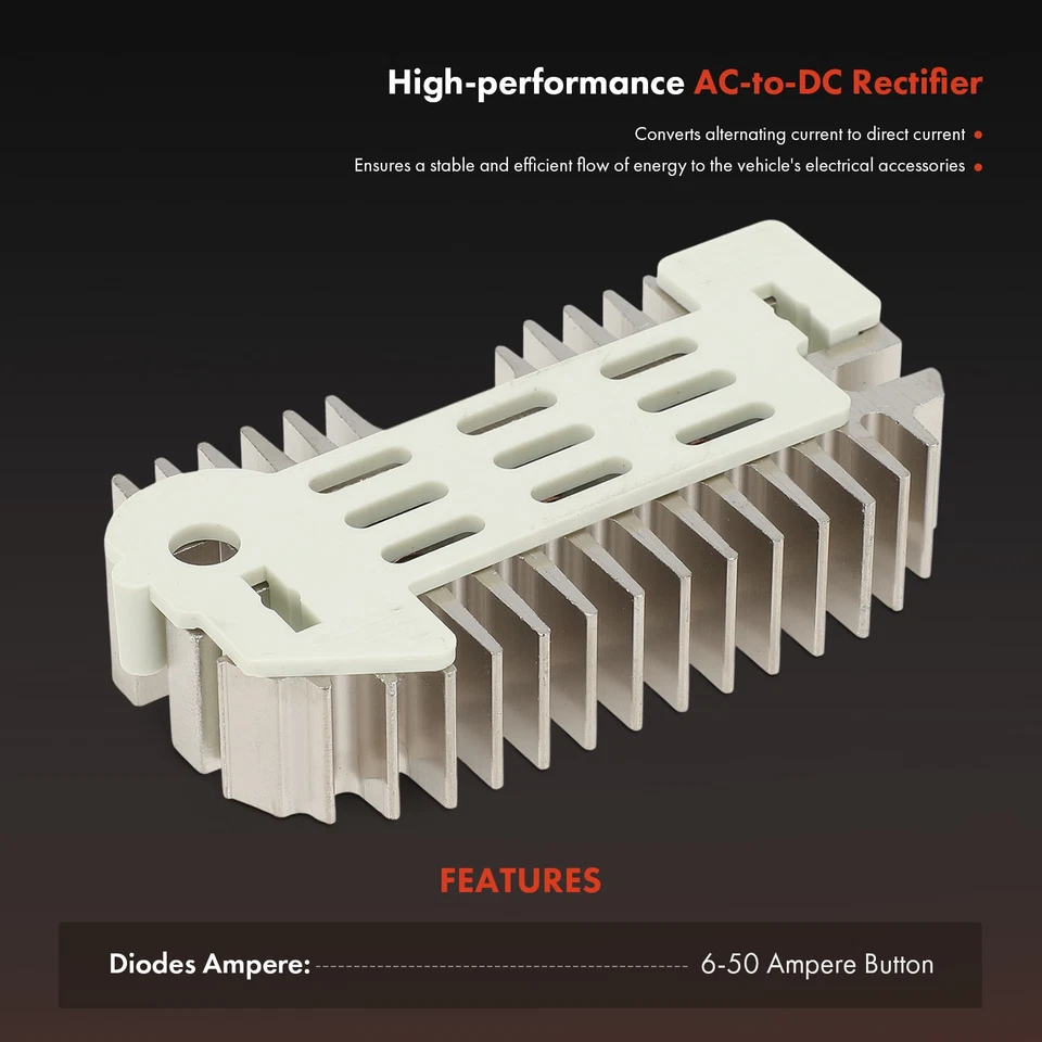 Diodo rectificador alternador para camioneta Chevrolet C10 Buick Regal Cadillac DeVille Foto 2 de 4