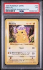 1999 POKEMON BASE SET RED CHEEKS-SHADOWLESS #58 PIKACHU PSA 1