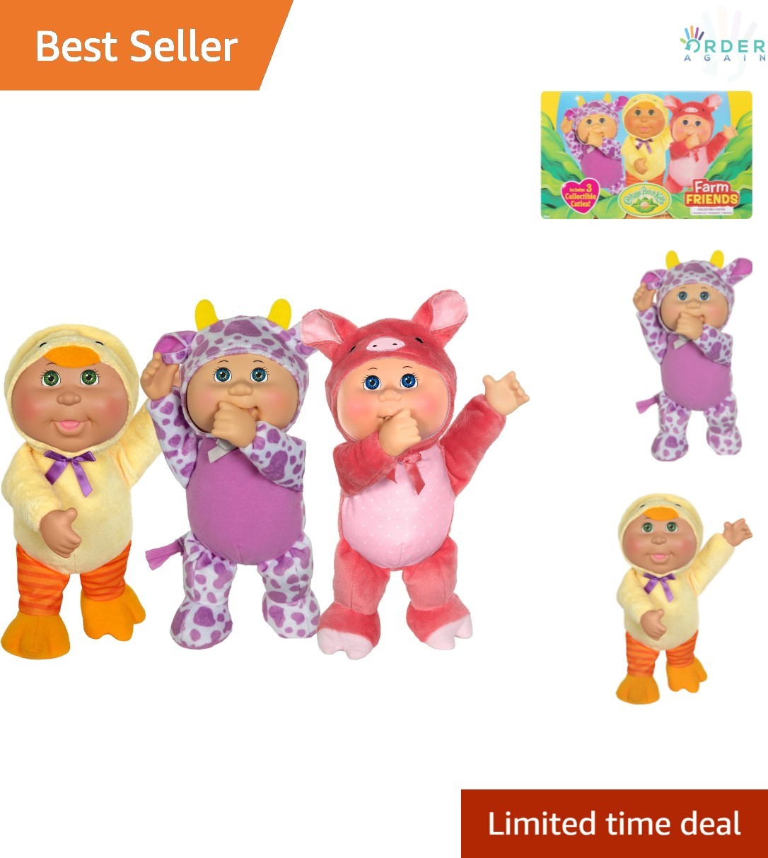 Featuring Cow Duck Pig Kids