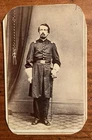 Iowa Officer Soldier Civil War CDV Photo Davenport Ia.