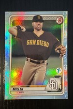 2020 Bowman 1st Edition - Owen Miller #BFE-102 Sky Blue Foil (RC) (F7)