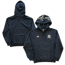 New York Yankees Hoodie Men's MLB 47 Brand Fall Navy Hoodie - New