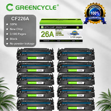 10PK CF226A BLK Toner Cartridge for HP 26A LaserJet Pro MFP M426dw M426fdn M402n