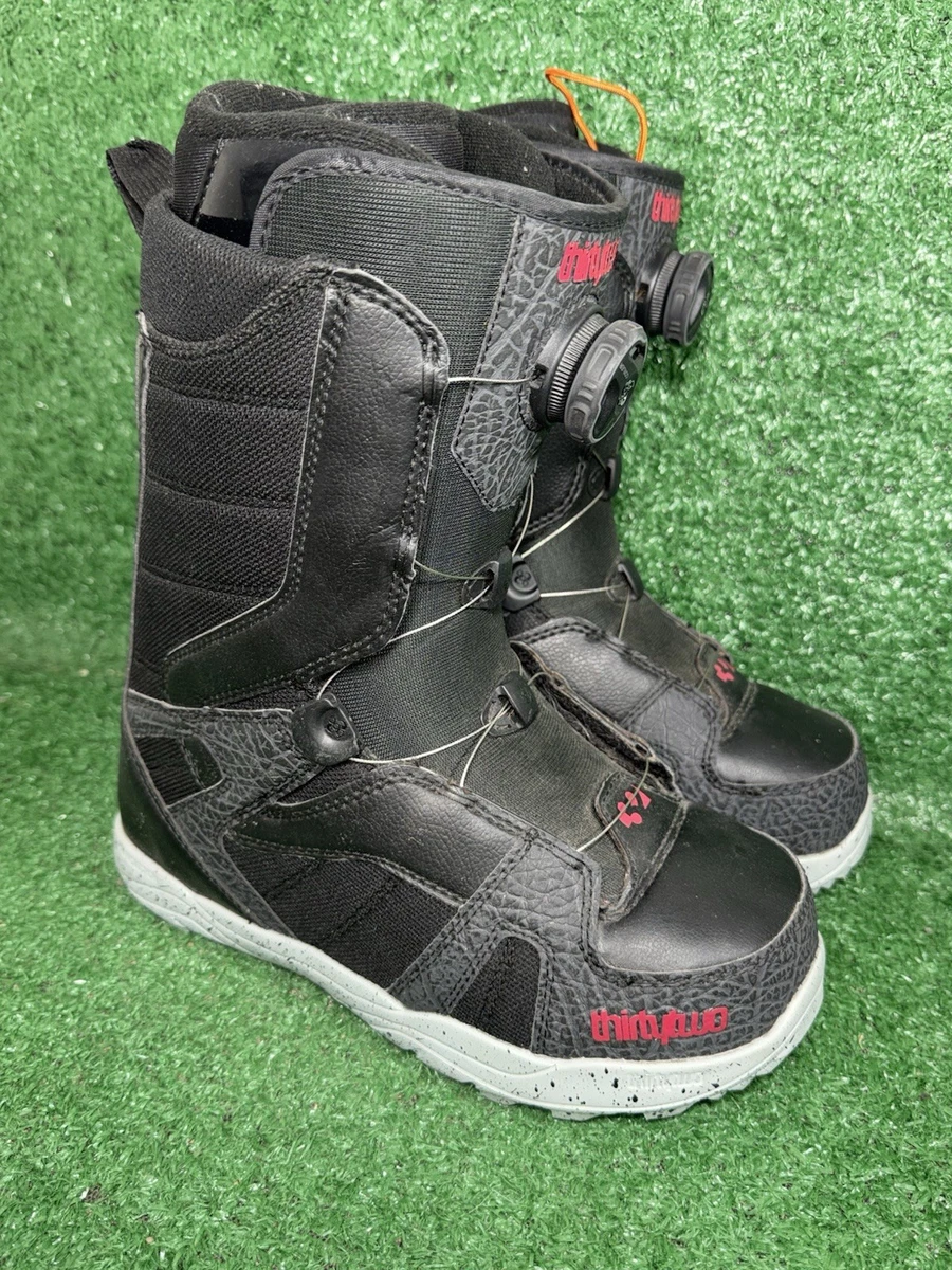 Bottes De Snowboard Thirtytwo STW Double Boa - Homme 10.5, Noir, Modèle 2025 Neuf