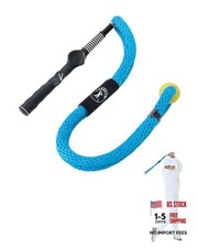 Golf Rope Swing Trainer, Professional Golf Swing Rope Training Aid to Blue-A