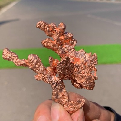 46G Rare!! iridescent Native Copper crystal mineral specimen