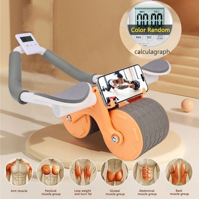 Automatisches Rebound Bauchrad Bauchtrainer Roller Fitness Ab Roller Bauchroller