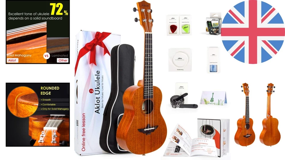 26" Tenor Ukulele - Mahogany Kit with Accessories & Online Learning - Image 2 of 4