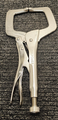 (QTY 2) MAXPOWER 11-Inch Locking C Clamp, Heavy Duty C-Clamp Locking Plier