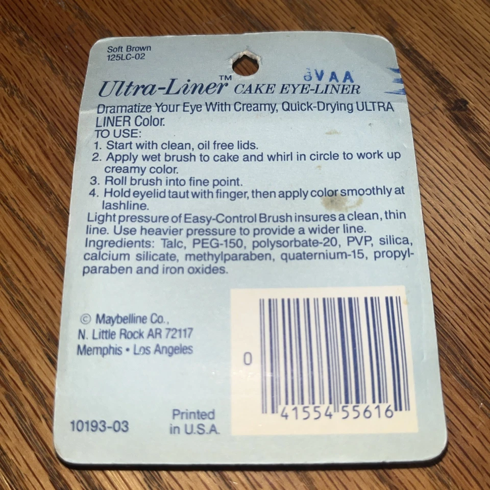 Delineador de ojos Maybelline Ultra Liner de colección 125LC-02 EE. UU. Nuevo Foto 3 de 4