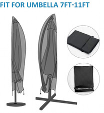 Parasol Cover Waterproof - Heavy Duty 3m Large In Bag 265cm