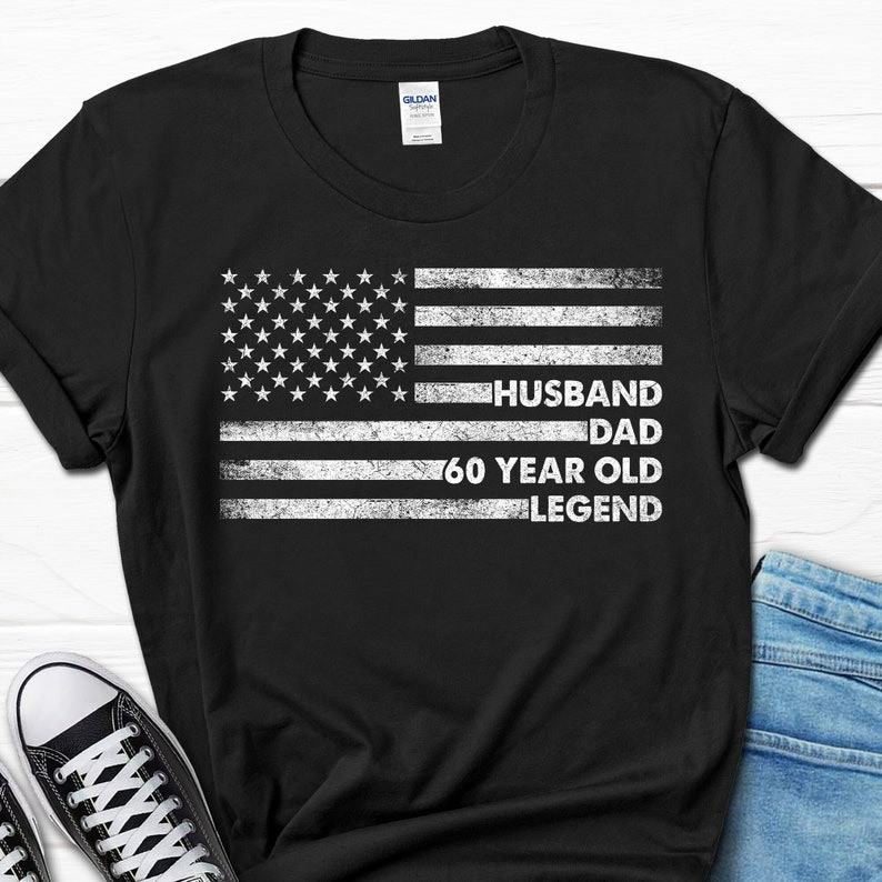 2025/60th Birthday Men's Gift, Husband Dad 60 Year Old Legend Shirt For Him, Bor