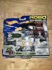 Hot Wheels  Robo Wheels Positron Sy-klone Vintage  Camo Mission Late Wave 2002